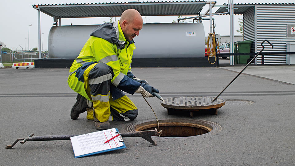 Besiktning Oljeavskilare